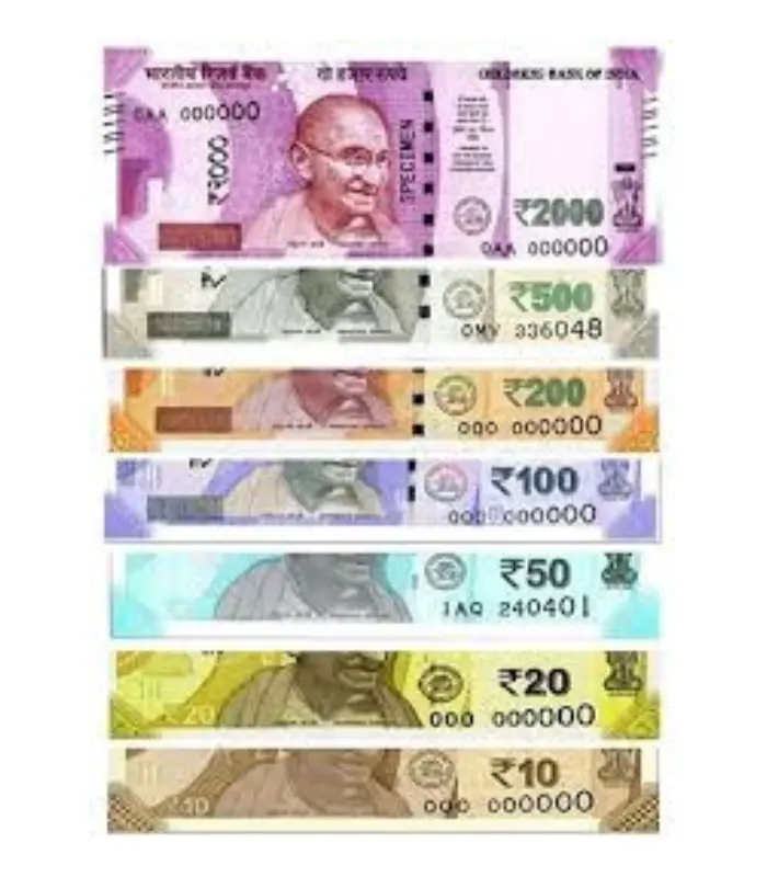 Buy Indian Rupees (INR) Notes